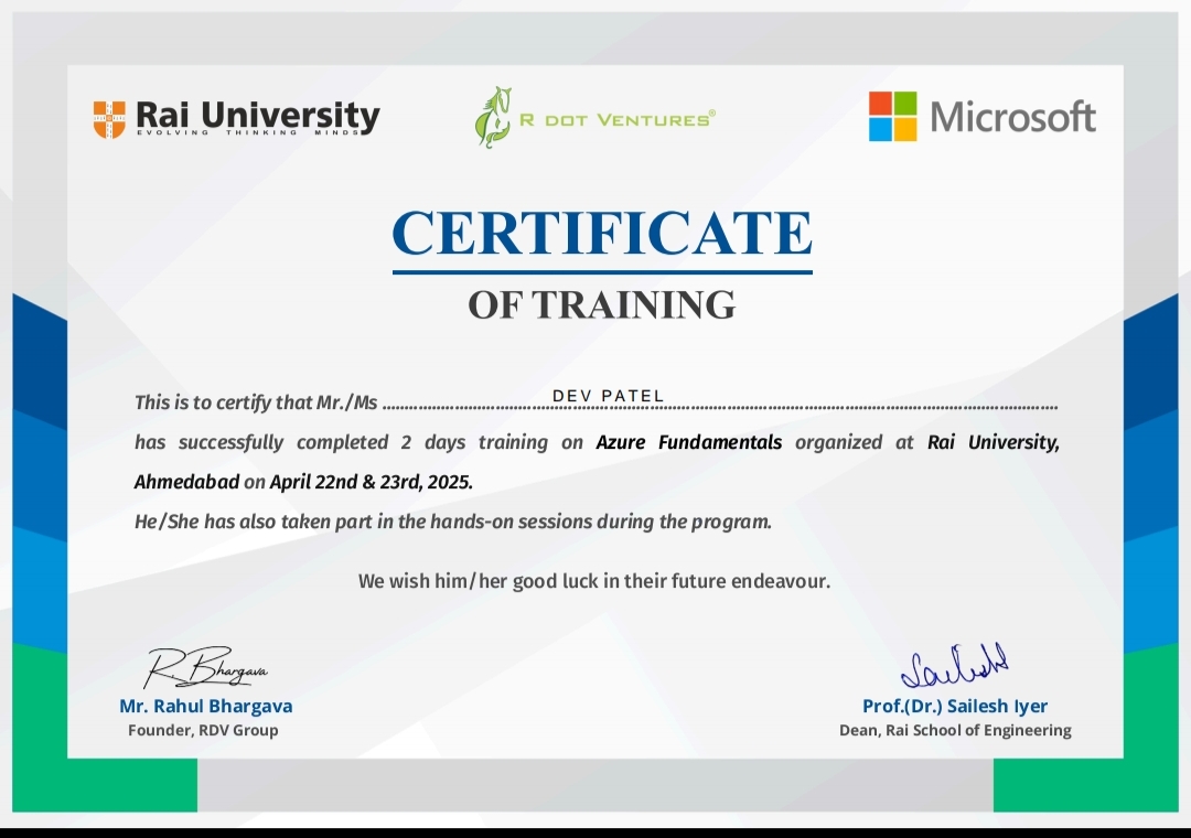 Azure Fundamentals Training